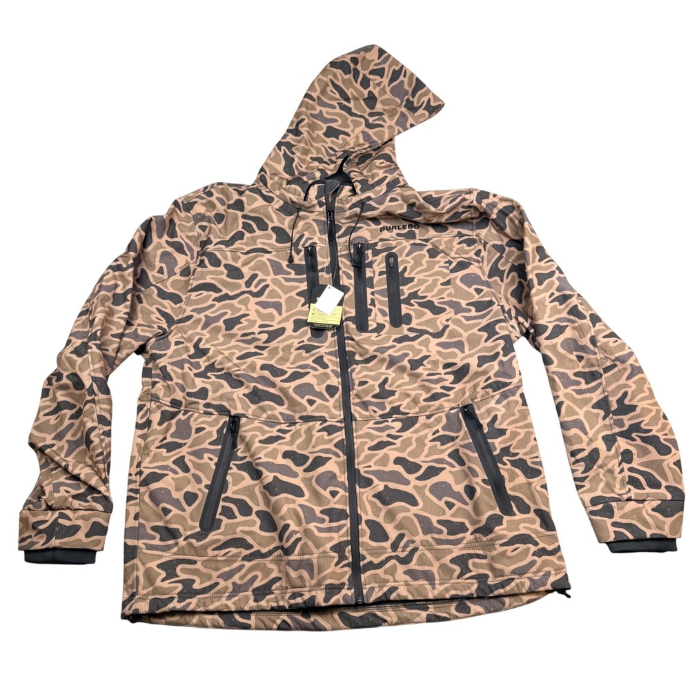 Burlebo Challenger Jacket Mens 2XL Duck Camo Waterproof Fleece Lined MSRP $189